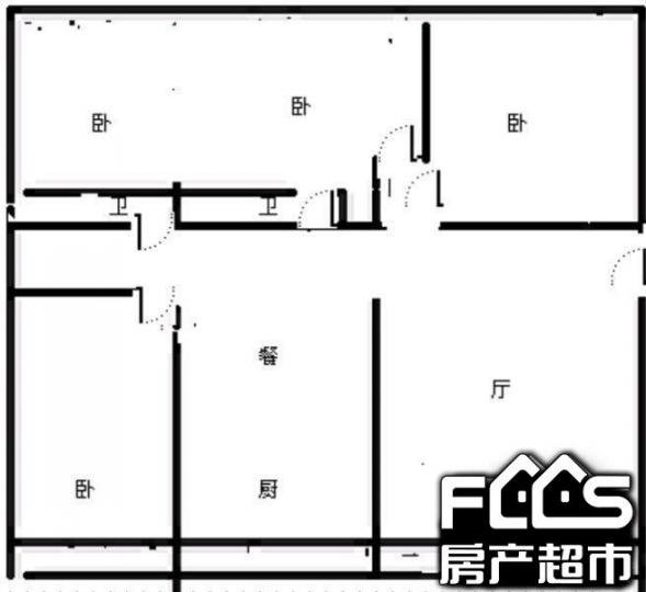 昆山房产超市网 昆山小区 花桥小区 花家浜新村 户型编号 户型图 楼