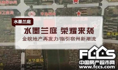 宿州楼盘 金皖水墨兰庭  效果图 样板房图片 施工图 平面图 项目现场