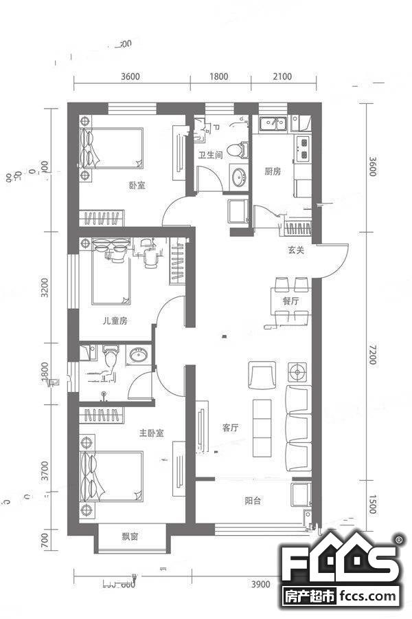山钢铭著楼盘户型图1