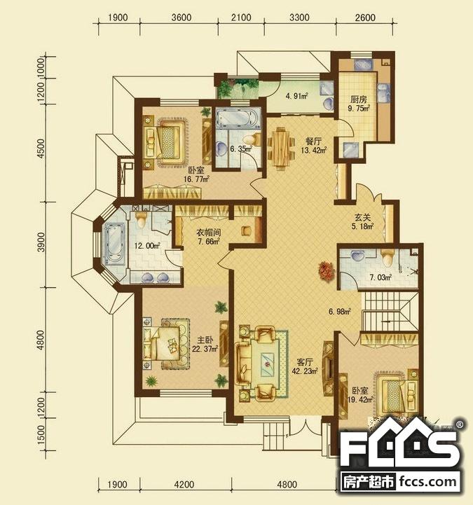 辰能溪树河谷楼盘户型图1